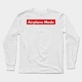 Airplane Mode Long Sleeve T-Shirt